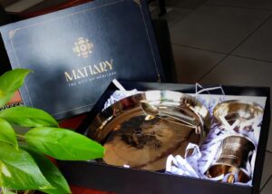 Ornate Brass Spice Box